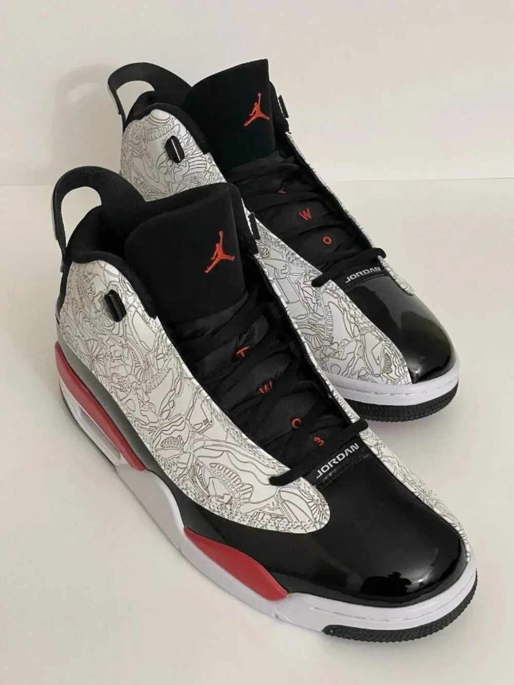 Nike Air Jordan Dub Zero Fire Red Laser Chicago Men’s Size 14 311046-162
